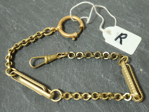 Alte messing taschenuhrkette - alte,