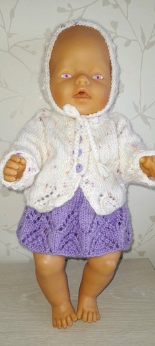 Handgestrickte puppenkleidung - handgestrickte,