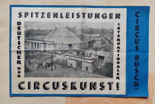 Circus busch programmheft aus - busch,