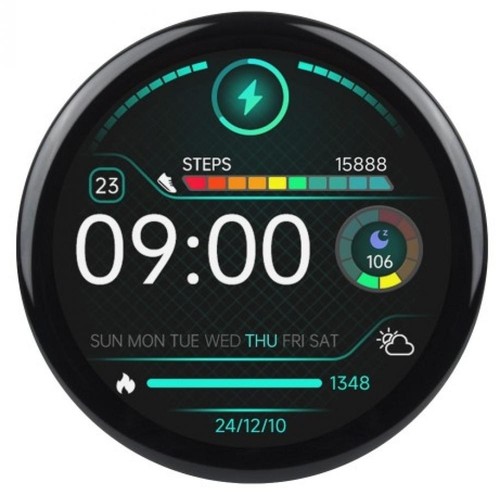 Waveshare rp2350 rundes - waveshare, 1,46