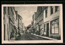 Ansichtskarte Siegburg, Strasse Holzgasse mit Geschäften 