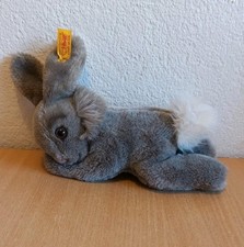 STEIFF HASE HOPPY PLÜSCH STOFFTIER 22 CM KUSCHELTIER 082191 GRAU TEDDY SCHLENKER