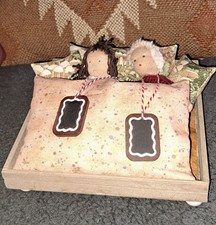 Waldorf Puppenstube Stoff Puppen Hänsel Gretel Bett Lebkuchen Waldorf Kissen 