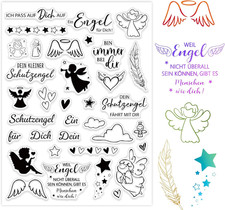 Silikonstempel Schutzengel