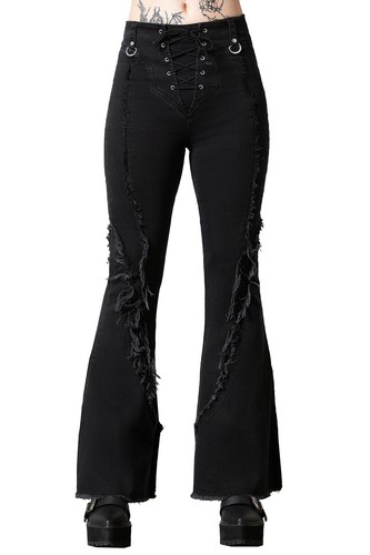Killstar denim schlaghose - schlaghose,