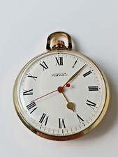 Raketa Mechanische Sprungdeckel Taschenuhr Pocket Watch LÄUFT Abl-2-12