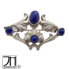 Jugendstil Brosche Antik Lapis