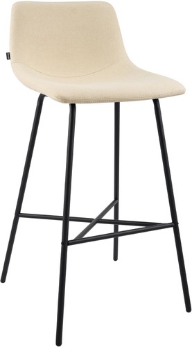 Barhocker altona stoff creme - stoff,