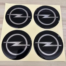 4x 60mm Opel Silikon Emblem