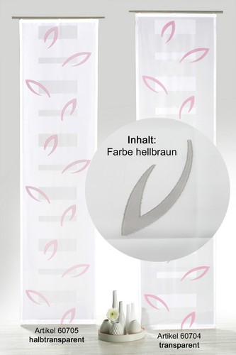 Schiebegardine beere pink - , o