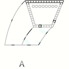 Keilriemen für Viking Fahrantrieb MB 505 MB 505 E MB 505 KAT MB 650.0 T 55170164