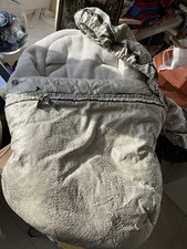 Ersatzbezug NEU Maxi Cosi Oder Babyschale Silber Grau 3-teilig aus Spanien ABC