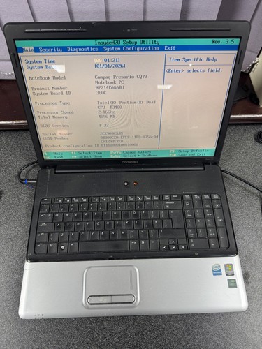 Compaq presario cq70 laptop - cq70,