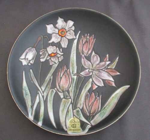 Wandteller ruscha art blumen - ruscha,