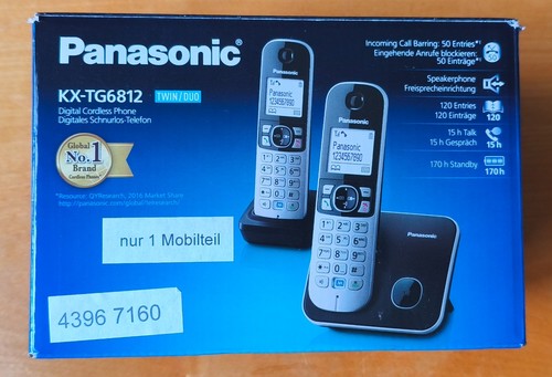 Panasonic tg6812 dect - panasonic, kx-tg6812