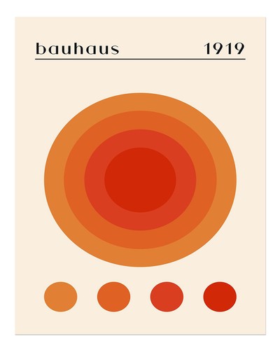 Bauhaus 1919 abstrakte - 1919,