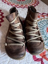 Camper peu brown leather ankle - brown,