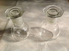 2 x Stehkolben Glas 250ml, NS