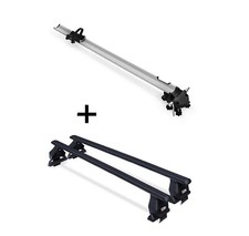 Fahrradträger BikePro+Dachträger Tema Stahl für für Mercedes EKlasse W210 4Tür 9