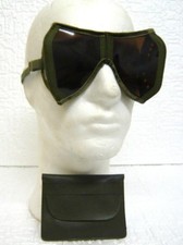 2x Bundeswehr Sonnenbrille faltbar Staub Schutz BRILLE frühe Bw mit Etui Nato BH