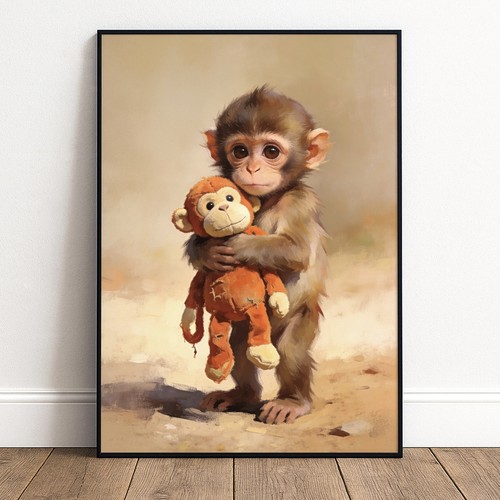 Baby affe poster niedlich tier - baby,