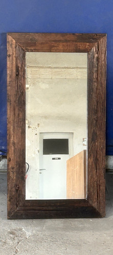 Wandspiegel mit altholz - mit,
