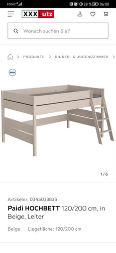Paidi hochbett als - -,