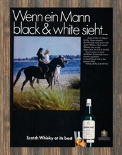 Black & White Whisky - Reklame
