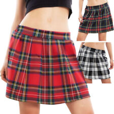 Rock Schottisch Schottenkaro A Falten Minirock Plissee TooCool VI-7401