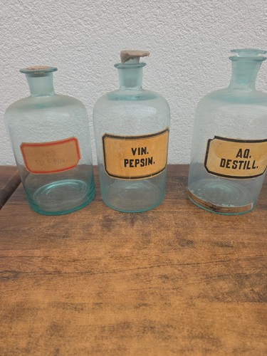 Apothekerflaschen 3er set - 3er,