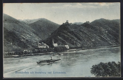 Bornhofen uferpartie mit - bornhofen,,