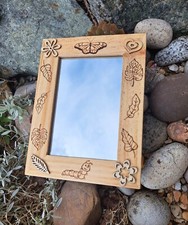 Holzrahmenspiegel mit