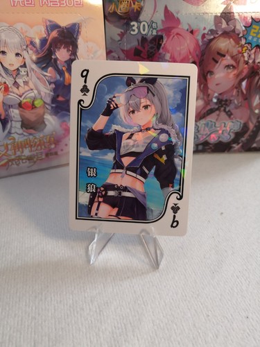 Flower girl poker silver - flower, |