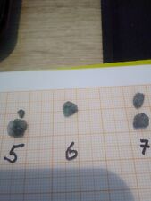 kleine Roh - smaragde wie abgebildet im Originalgestein nr Auktion nr. 6