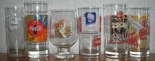 6 Coca Cola Gläser Glas 1989 1994 1995 1996 Lillehammer light Schwenker