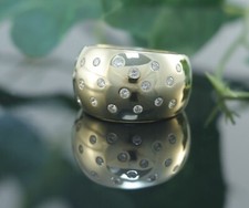 Brillant Kuppel Ring in 750er / 18 Karat Gelb Gold Wert 5.000 € XXYY