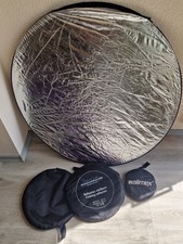 4 Stück / Sets diverse Faltreflektoren Rund Studio Foto Rundreflektor NP ca 150€