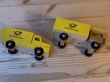Alte Holzautos Deutsche Bundespost 