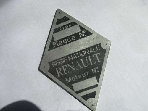 Typenschild renault schild - renault, r4