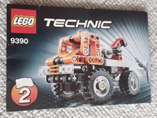 2012 LEGO TECHNIC  Bauanleitung für  9390 (2)  Mini Abschlepp Truck    28 Seiten