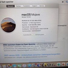 Apple MacBook Air A1465 29,5