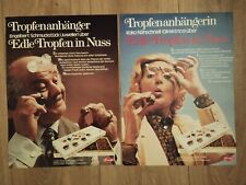2 x ORIG WERBUNG REKLAME 19713 TRUMPF Pralinen  Edle Tropfen, Feinschmecker