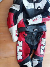 LEDERKOMBI FLM Gr.54-56 HSP HARD SHELL JACKE HOSE Motorrad QUAD