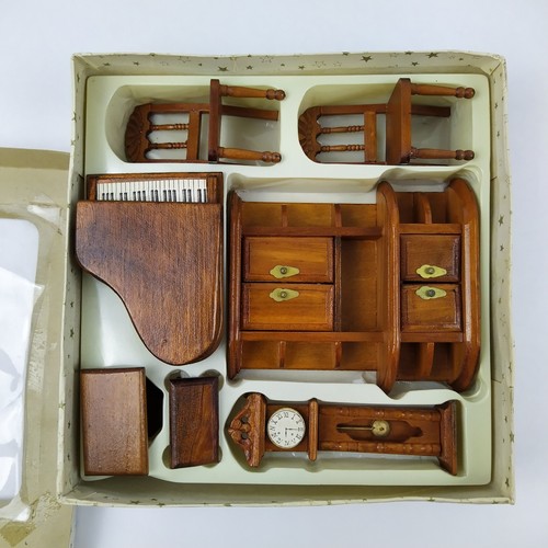 Puppenhausmöbel set holz - puppenhausmöbel,
