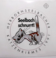 Aufkleber Seelbach schnurrt 