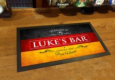 Personalisierte deutsche Flagge Willkommen Bier Etikett Bar Läufer Thekenmatte