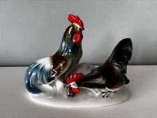Porzellanfigur „Hähne“