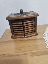 Vintage glas untersetzer Kork