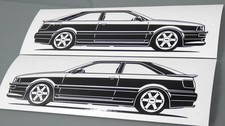 Audi S2 Coupe Aufkleber