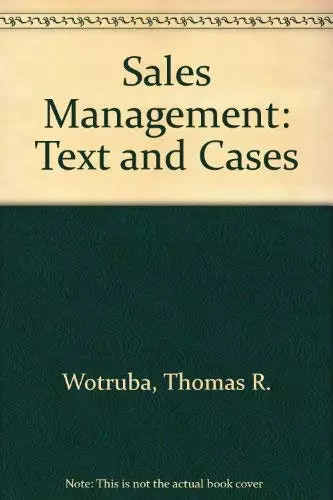 Sales management text - text, and